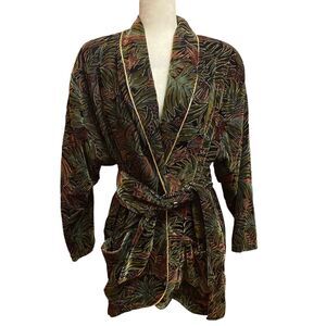 Harris/Wallace Velvet Wrap Jacket Size 10
